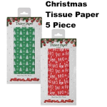 Christmas Tissue Paper - Pack of 5's